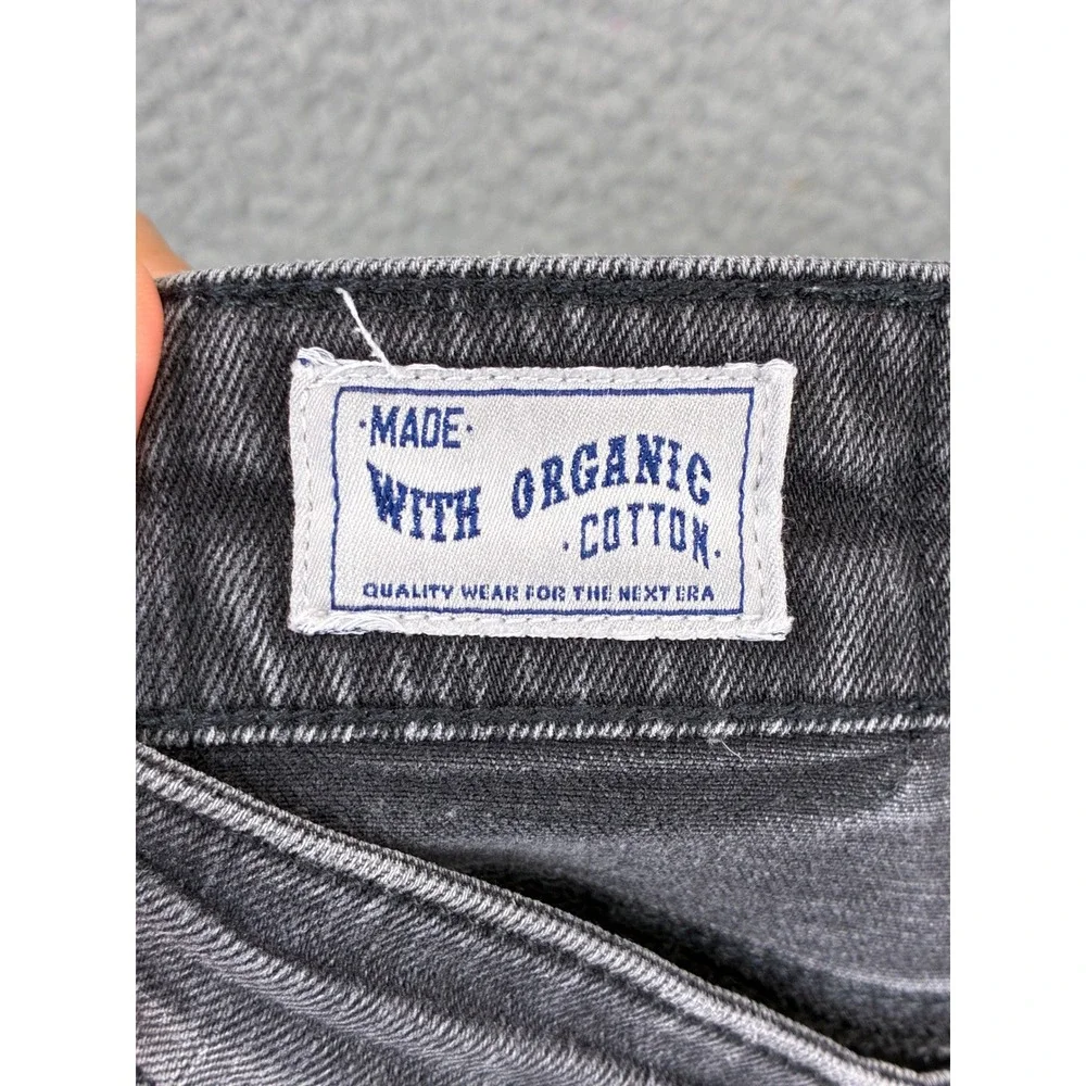 Kings Of Indigo Slim Fit Denim Jeans Mens Gray Washed Organic Cotton Casual